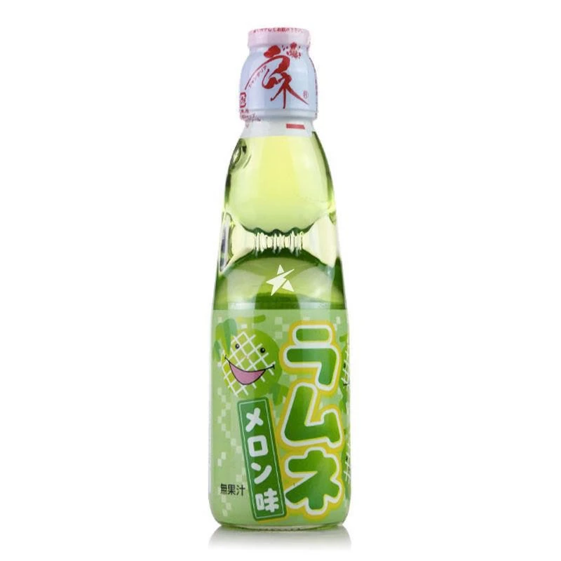 Hatakosen Snacks & Drinks Ramune - Melon 3 Hatakosen Snacks & Drinks Ramune - Melon