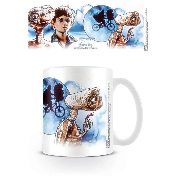 E.T. The Extra-Terrestrial E.T. & Elliott Illustration Mug Film & TV 3 E.T. The Extra-Terrestrial E.T. & Elliott Illustration Mug Film & TV