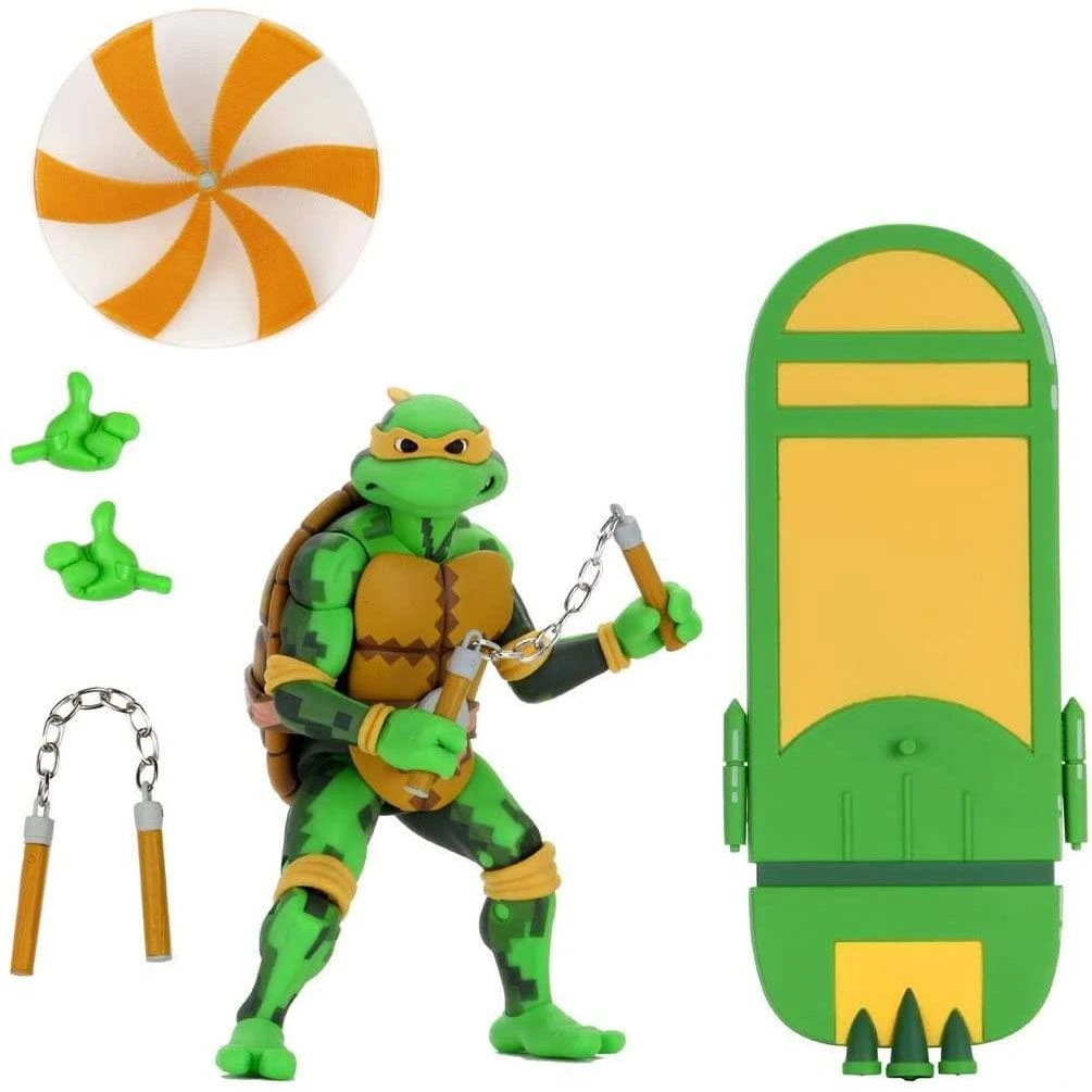 Teenage Mutant Ninja Turtles TMNT Michaelangelo Turtles In Time Action Figure Film & TV 3 Teenage Mutant Ninja Turtles TMNT Michaelangelo Turtles In Time Action Figure Film & TV