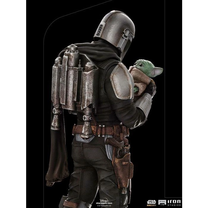 Star Wars The Mandalorian And Grogu 1:10 Scale Statue 12 Star Wars The Mandalorian And Grogu 1:10 Scale Statue