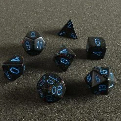 Chessex Speckled Poly 7 Set Blue Stars