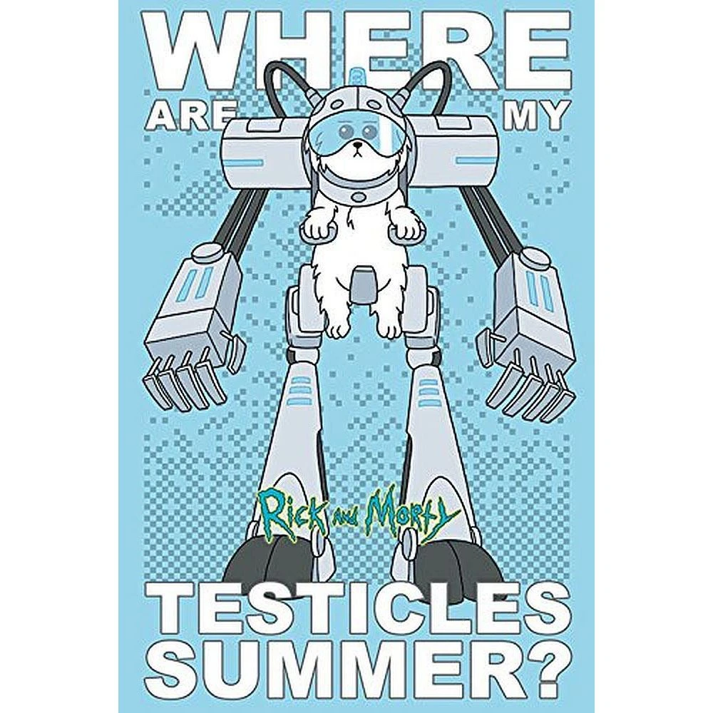 Film & TV Rick And Morty "Where Are My Testicles" Maxi Poster 13 3 Film & TV Rick And Morty "Where Are My Testicles" Maxi Poster 13