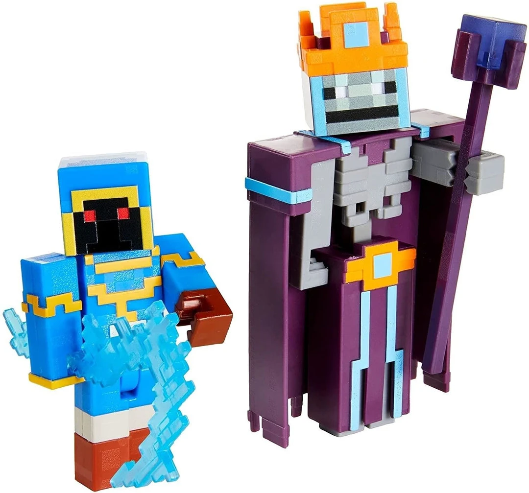 Minecraft Dungeons Redstone Stax & Skeleton Action Figure 2 Pack Gaming 6 Minecraft Dungeons Redstone Stax & Skeleton Action Figure 2 Pack Gaming