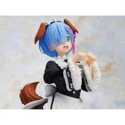 Re:Zero Anime & Manga Figures Coreful Rem Memory Snow Dog Ver. Figurine
