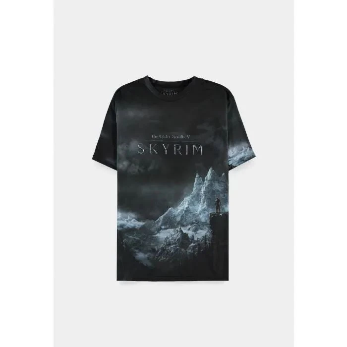 The Elder Scrolls TES: Skyrim - Mountains T-Shirt 3 The Elder Scrolls TES: Skyrim - Mountains T-Shirt
