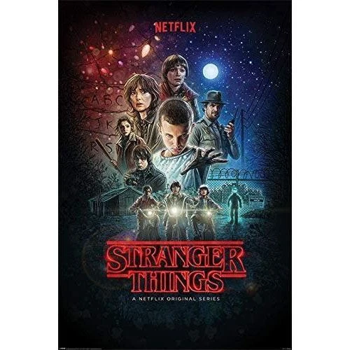 Stranger Things One Sheet Maxi Poster Film & TV 4 Stranger Things One Sheet Maxi Poster Film & TV