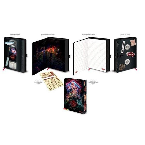 Stranger Things S3 (VHS) A5 Notebook 4 Stranger Things S3 (VHS) A5 Notebook