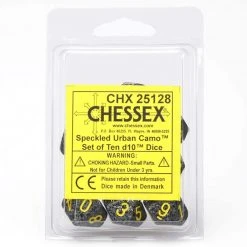 Chessex Speckled D10 Set Urban Camo Tabletop