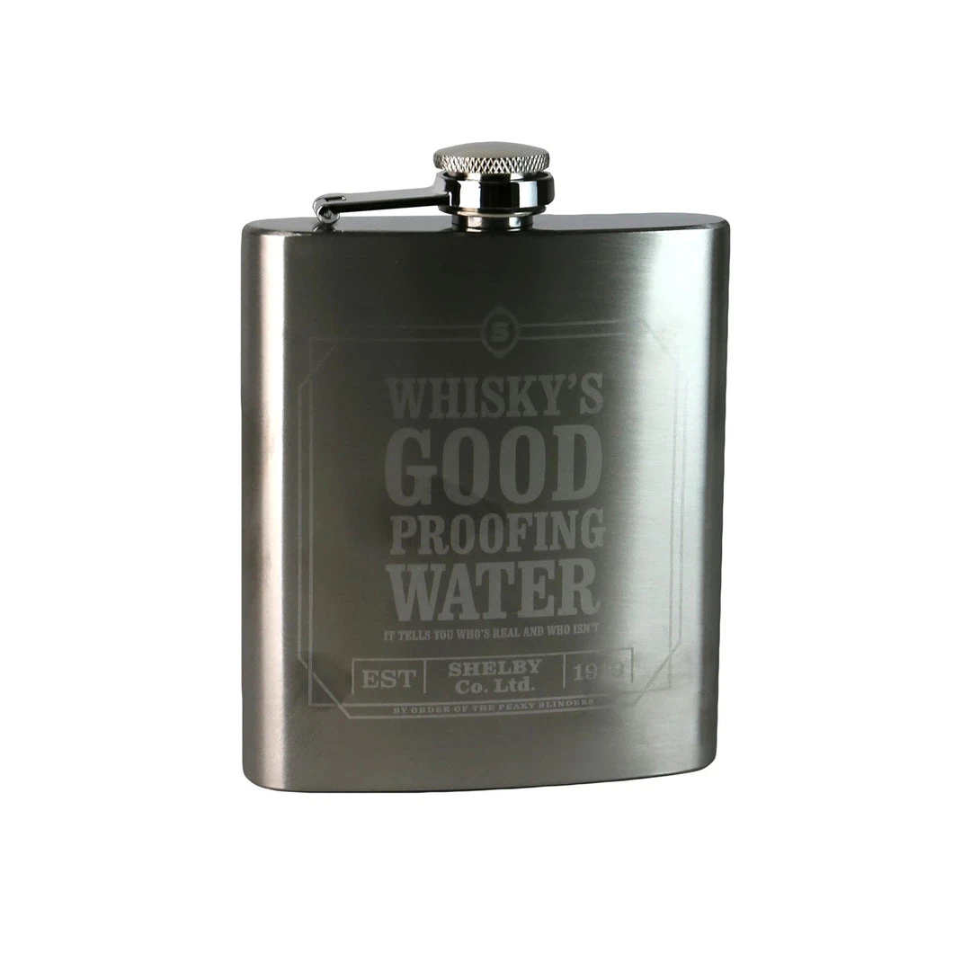 Peaky Blinders 'Whiskey's Good' Hip Flask 5 Peaky Blinders 'Whiskey's Good' Hip Flask
