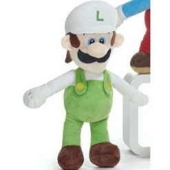 Super Mario Gaming Fire Luigi 14" Plush