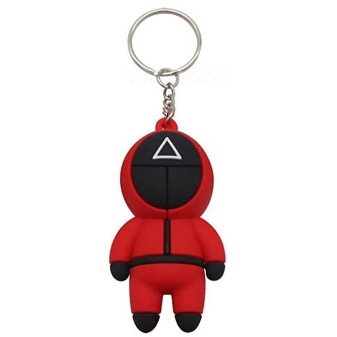 Squid Game Keychain: Triangle Guard 5 Squid Game Keychain: Triangle Guard
