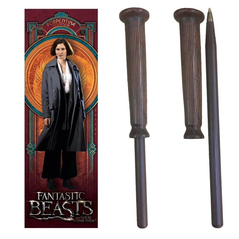 Harry Potter Fantastic Beasts - Porpentina Goldstein Pen & Bookmark Film & TV 3 Harry Potter Fantastic Beasts - Porpentina Goldstein Pen & Bookmark Film & TV