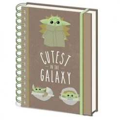 The Mandalorian Star Wars 'Cutest In The Galaxy' A5 Notebook
