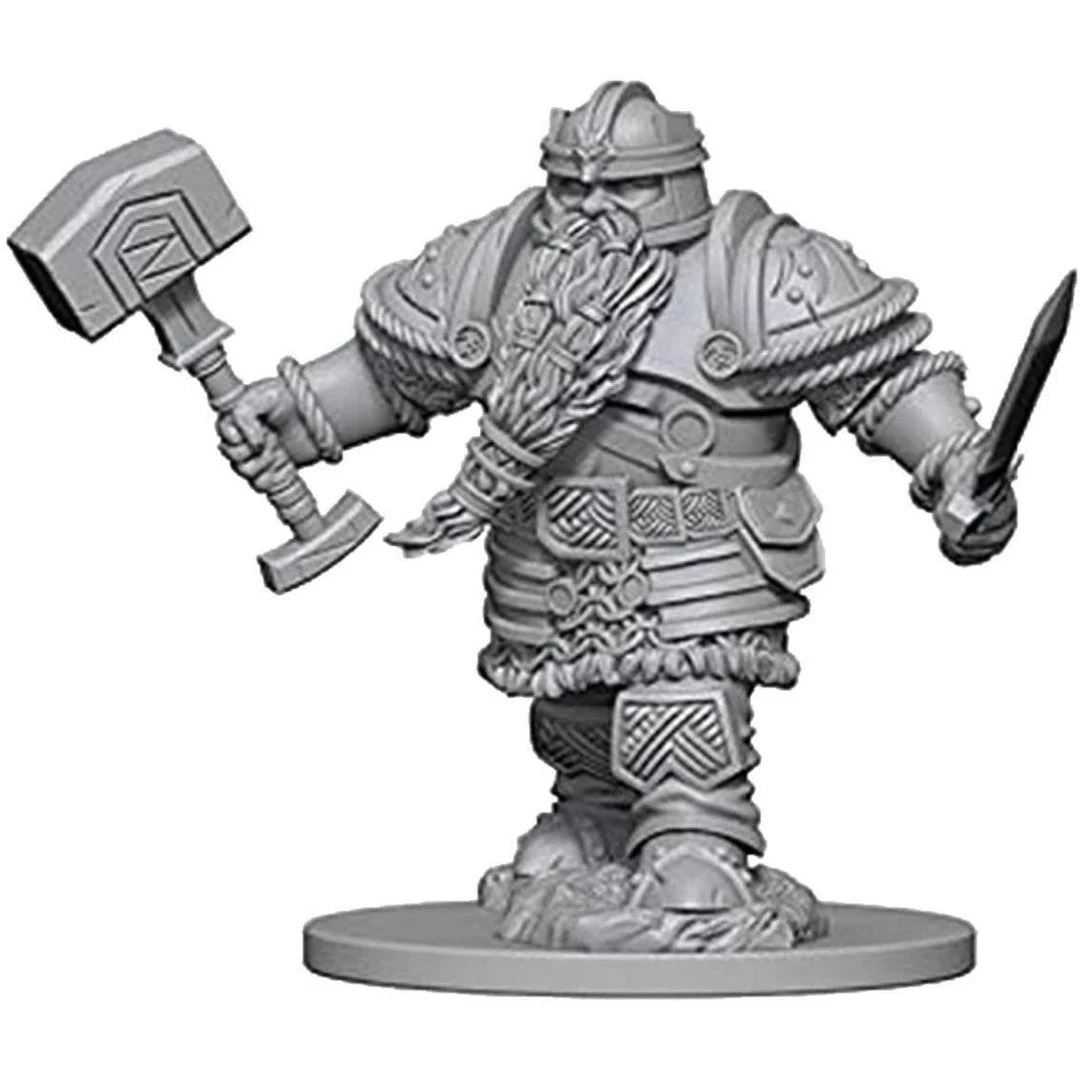 Dungeons & Dragons: Icons Of The Realms - Dwarf Male Fighter Miniature Tabletop 5 Dungeons & Dragons: Icons Of The Realms - Dwarf Male Fighter Miniature Tabletop
