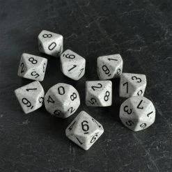 Chessex Tabletop Speckled D10 Set Arctic Camo