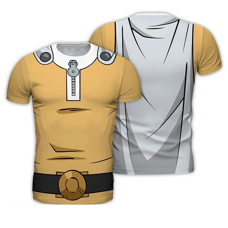 One Punch Man - Saitama Costume Replica T-shirt 3 One Punch Man - Saitama Costume Replica T-shirt