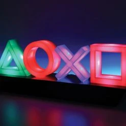 Gaming Playstation Icons Desk Lamp