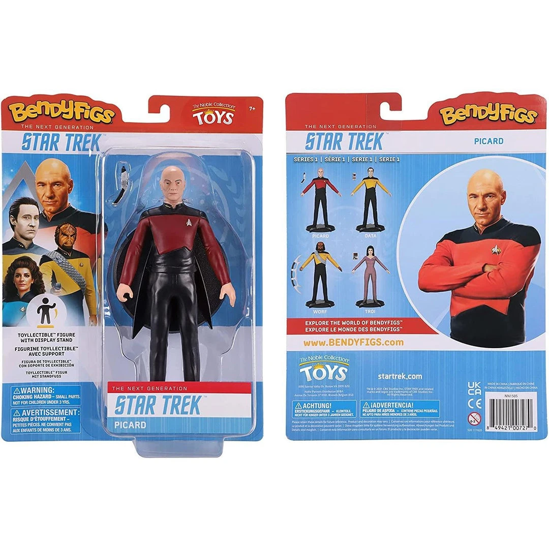 Star Trek Picard Bendyfig Film & TV 5 Star Trek Picard Bendyfig Film & TV