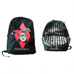 Batman Harley Quinn DC Comics Comic Book Print Manic Backpack School Work College Bag Film & TV