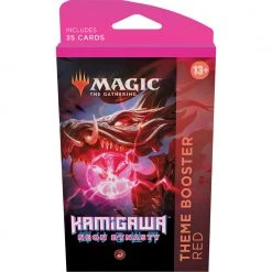 Magic: The Gathering MTG: Kamigawa Neon Dynasty Theme Booster - Red Tabletop