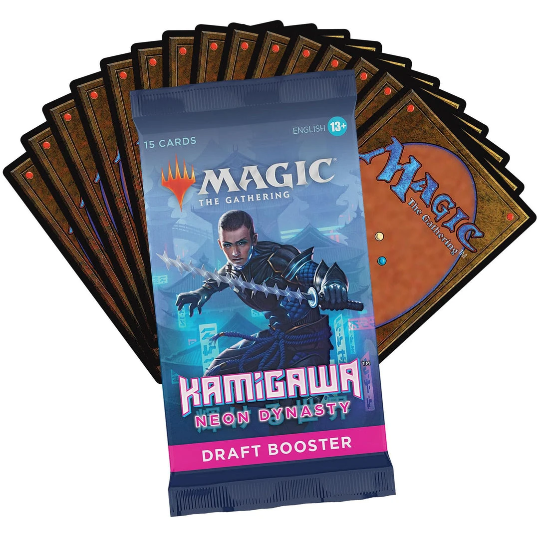 Magic: The Gathering Tabletop MTG: Kamigawa - Neon Dynasty Draft Booster X1 3 Magic: The Gathering Tabletop MTG: Kamigawa - Neon Dynasty Draft Booster X1