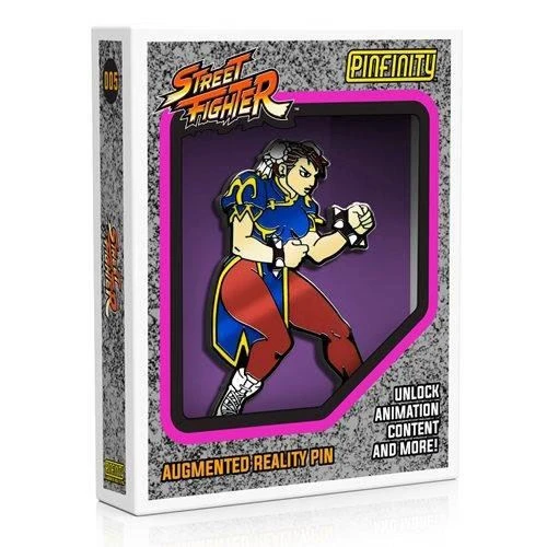 Gaming Street Fighter Pinfinity Pin - Chun-Li 4 Gaming Street Fighter Pinfinity Pin - Chun-Li