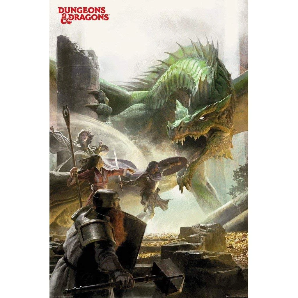 Tabletop Dungeons & Dragons Adventure Maxi Poster 3 Tabletop Dungeons & Dragons Adventure Maxi Poster