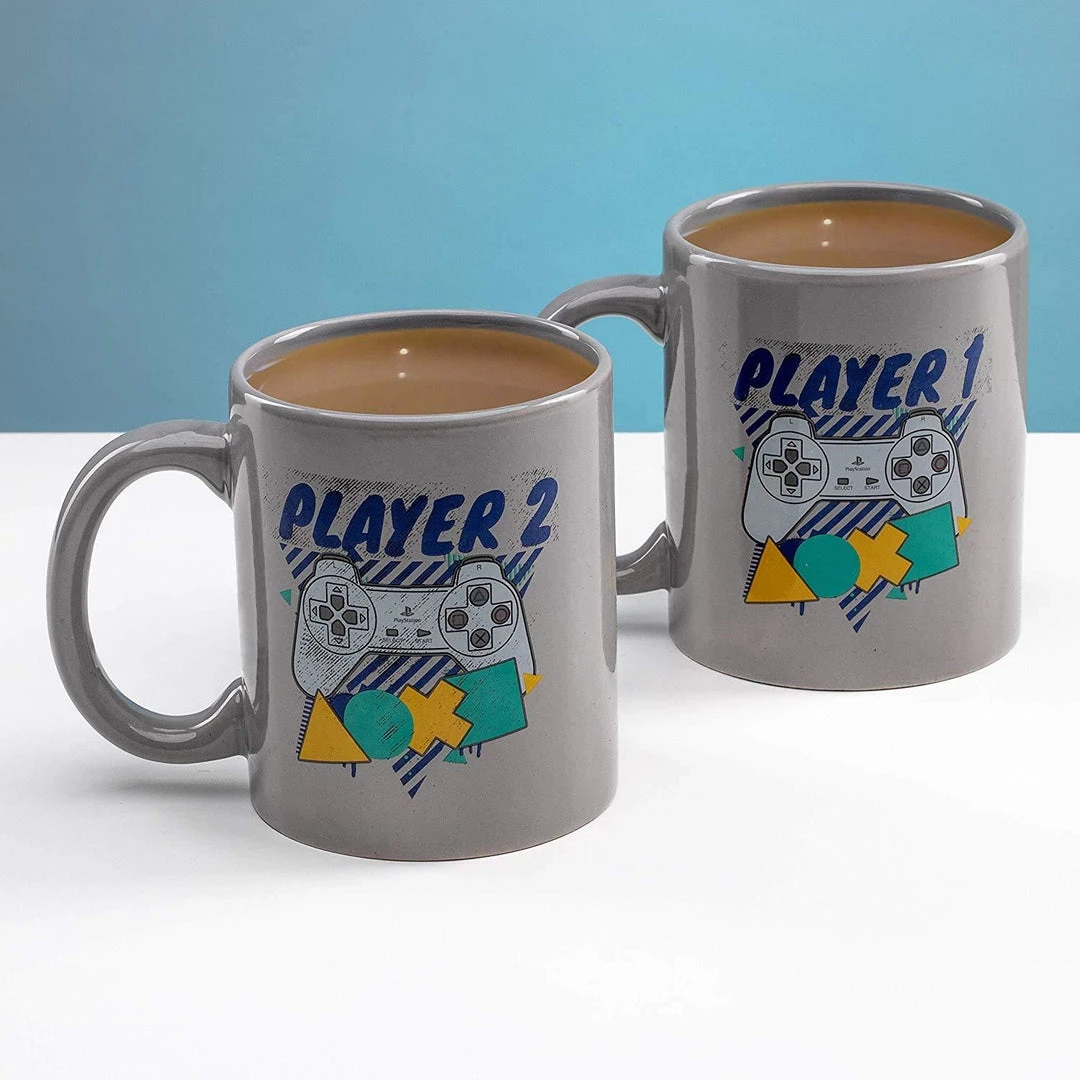 Playstation Mug 2 Piece Set Gaming 4 Playstation Mug 2 Piece Set Gaming