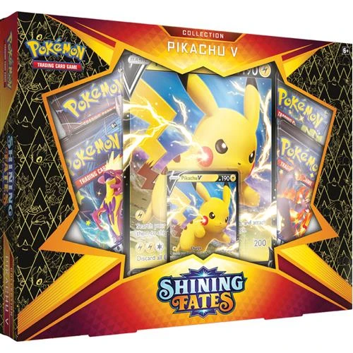 Pokemon TCG: Shining Fates Pikachu V Box 3 Pokemon TCG: Shining Fates Pikachu V Box