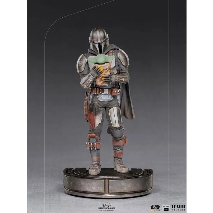 Star Wars The Mandalorian And Grogu 1:10 Scale Statue 4 Star Wars The Mandalorian And Grogu 1:10 Scale Statue