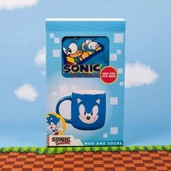 Sonic The Hedgehog Home & Gifts Sonic Mug & Sock Set 7 Sonic The Hedgehog Home & Gifts Sonic Mug & Sock Set