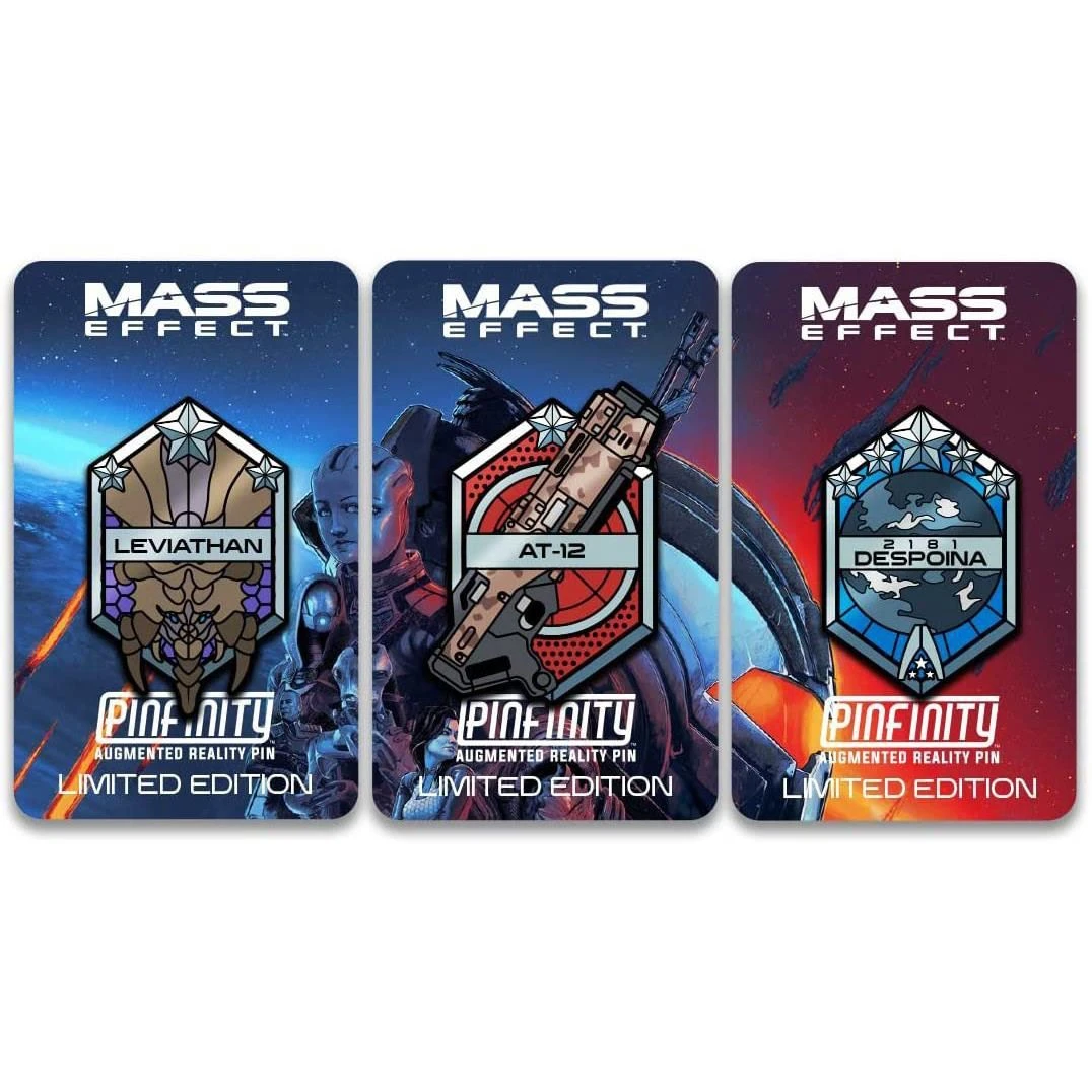 Pinfinity AR Pin: Mass Effect 3 Pin Limited Edition Set Gaming 4 Pinfinity AR Pin: Mass Effect 3 Pin Limited Edition Set Gaming