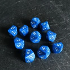 Chessex Speckled D10 Set Water Tabletop
