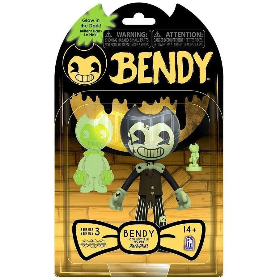 Bendy And The Dark Revival Bendy S3 - GITD Bendy Action Figure 5 Bendy And The Dark Revival Bendy S3 - GITD Bendy Action Figure