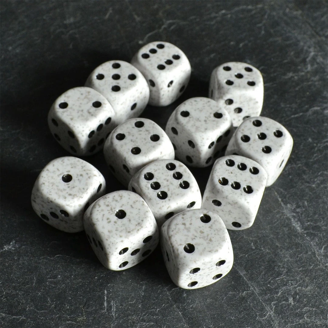 Chessex Arctic Camo Speckled D6 Set Tabletop 3 Chessex Arctic Camo Speckled D6 Set Tabletop
