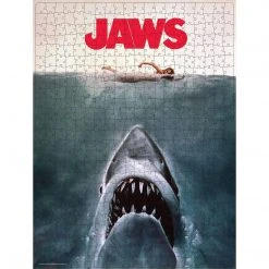 Tabletop Jaws Movie 500pc VHS Blockbuster Puzzle 9 Tabletop Jaws Movie 500pc VHS Blockbuster Puzzle