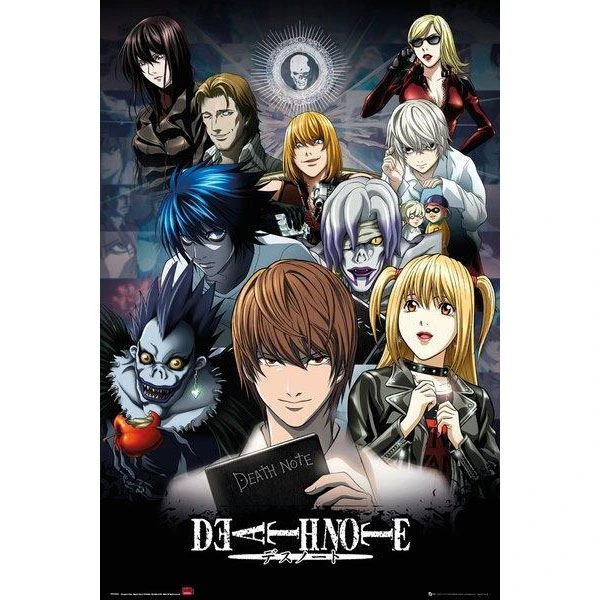 Death Note Collage Maxi Poster Anime & Manga Gifts 4 Death Note Collage Maxi Poster Anime & Manga Gifts