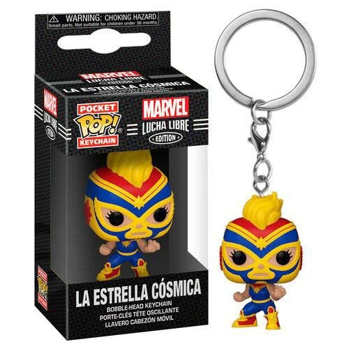 Marvel: Lucha Libre Home & Gifts POP Keychain: Marvel Lucha Libre - Captain Marvel 3 Marvel: Lucha Libre Home & Gifts POP Keychain: Marvel Lucha Libre - Captain Marvel