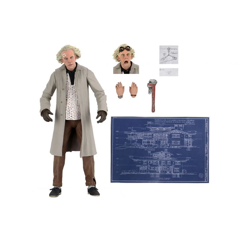Back To The Future Doc Brown Ultimate 7" Action Figure 3 Back To The Future Doc Brown Ultimate 7" Action Figure