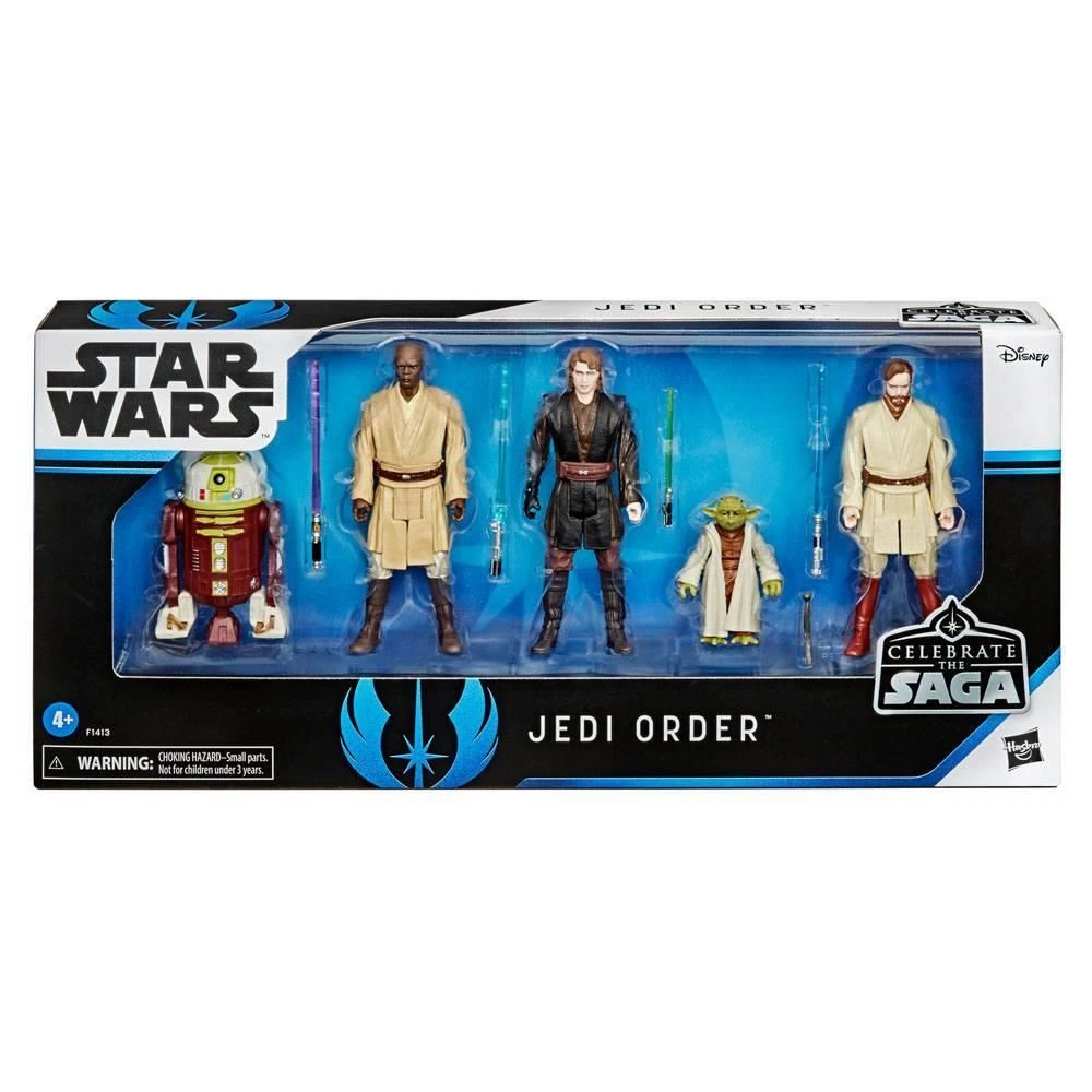 Star Wars Celebrate The Saga - The Jedi Order 10 Cm 5-Pack Action Figures 5 Star Wars Celebrate The Saga - The Jedi Order 10 Cm 5-Pack Action Figures