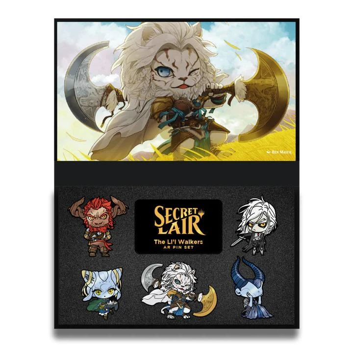 Magic: The Gathering Home & Gifts Secret Lair: Li'l Walkers Limited Ar Pin Set 3 Magic: The Gathering Home & Gifts Secret Lair: Li'l Walkers Limited Ar Pin Set