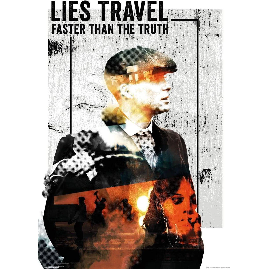 Peaky Blinders Lies Travel Maxi Poster 45 Film & TV 3 Peaky Blinders Lies Travel Maxi Poster 45 Film & TV