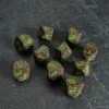 Chessex Speckled D10 Set Earth Tabletop 1 Chessex Speckled D10 Set Earth Tabletop