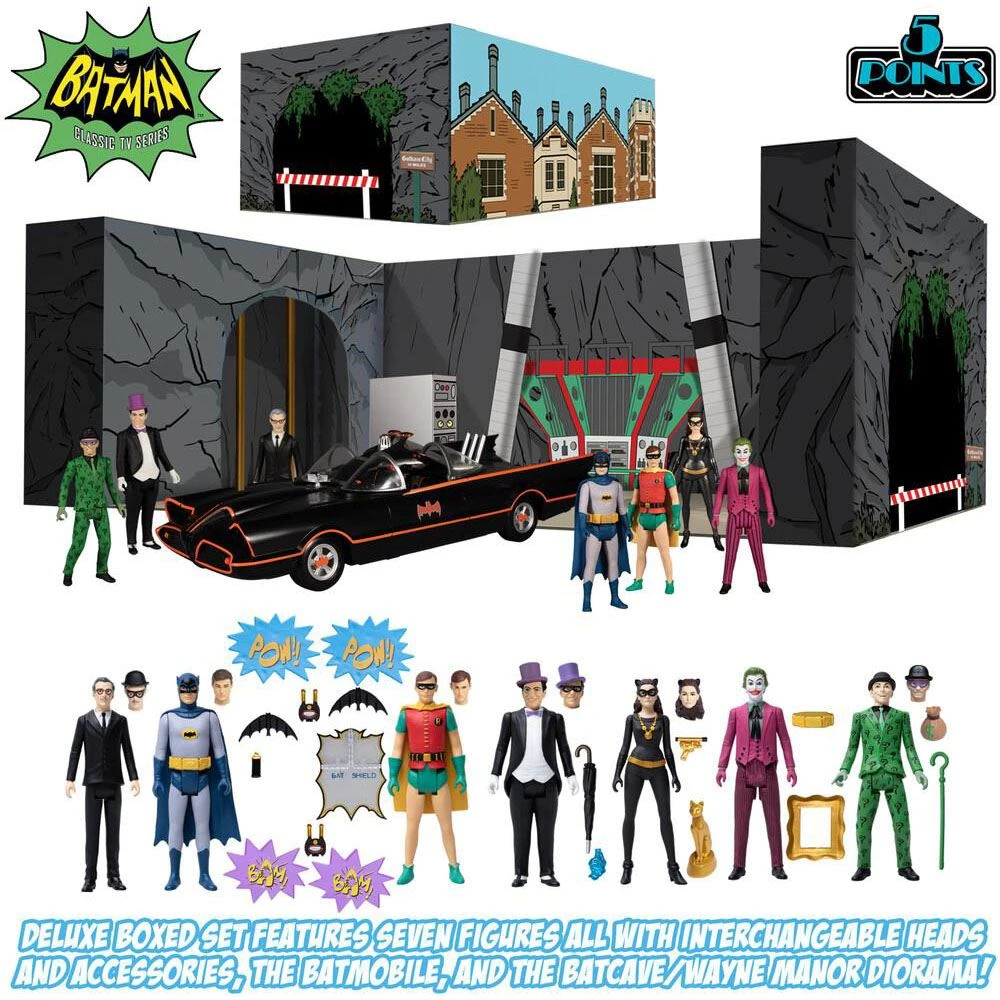 Mezco 5 Points Batman 1966 TV Series Deluxe Box Set DC Comics 3 Mezco 5 Points Batman 1966 TV Series Deluxe Box Set DC Comics