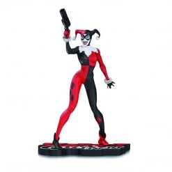 Batman Harley Quinn Jim Lee Red White And Black Statue