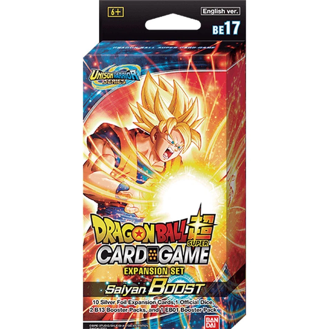 Dragon Ball Super: Card Game - Expansion Set BE17 - Saiyan Boost 4 Dragon Ball Super: Card Game - Expansion Set BE17 - Saiyan Boost