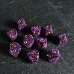 Chessex Tabletop Speckled D10 Hurricane Set