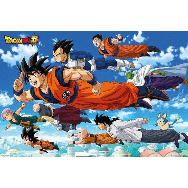 Dragon Ball Dragonball Super Flying Maxi Poster 3 Dragon Ball Dragonball Super Flying Maxi Poster
