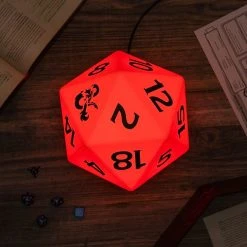 Dungeons & Dragons D&D Colour Changing D20 Light Tabletop