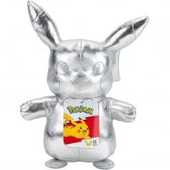 Pokemon Toys & Figures Pikachu 8" Silver Plush 8 Pokemon Toys & Figures Pikachu 8